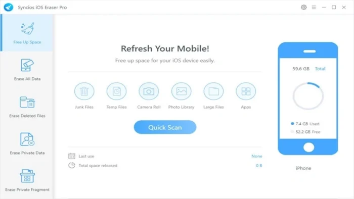 Buy and sell Syncios iOS Eraser Pro cheap and complete (2)