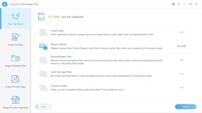Buy and sell Syncios iOS Eraser Pro cheap and complete (4)